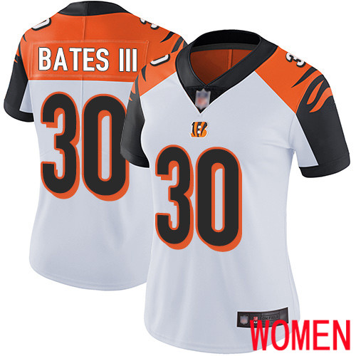 Cincinnati Bengals Limited White Women Jessie Bates III Road Jersey NFL Footballl #30 Vapor Untouchable
